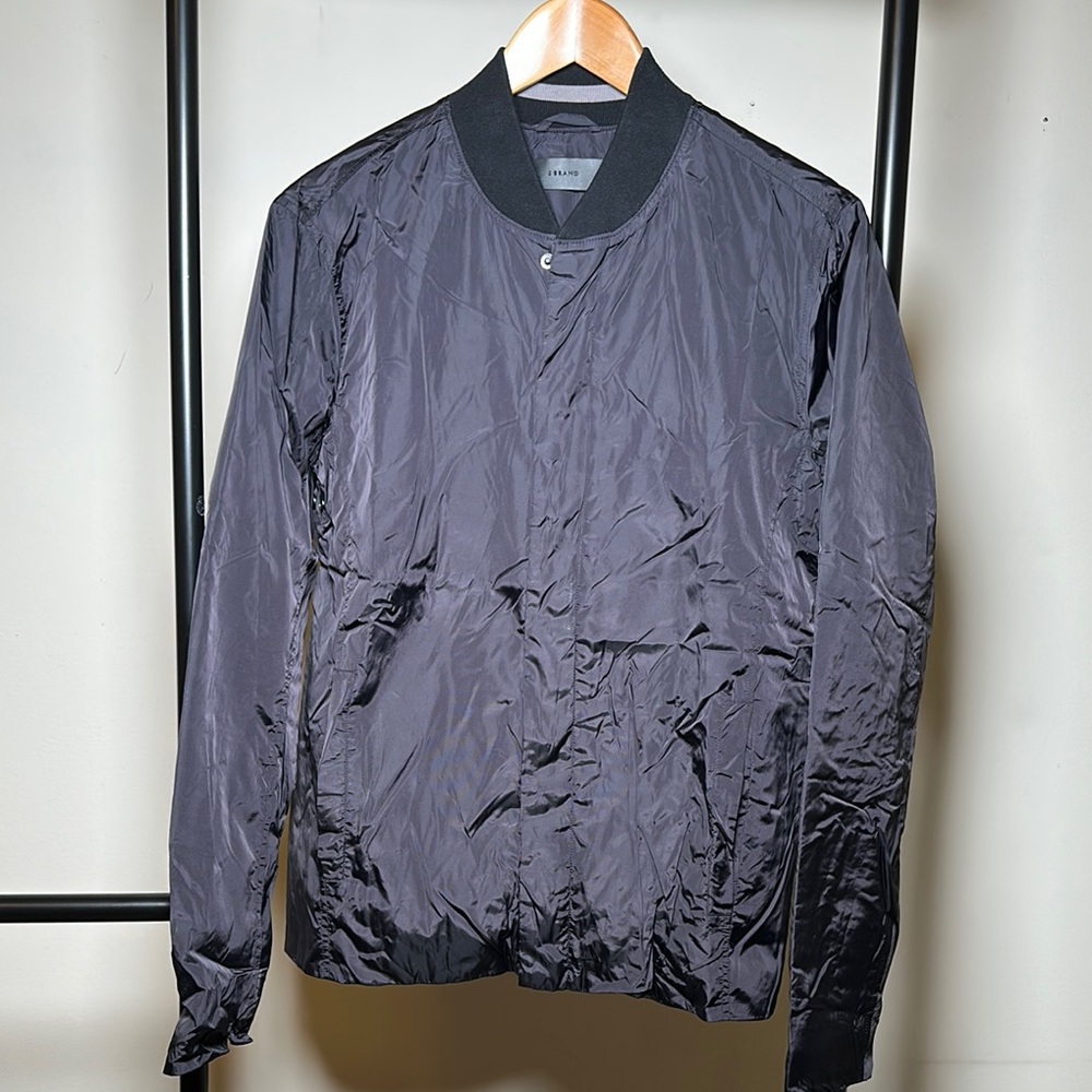 J Brand Black lightweight Bomber Jacket (size S)